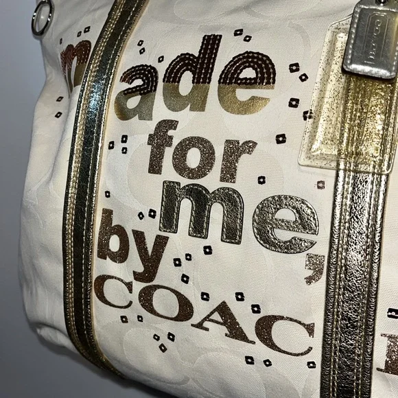 Coach Glam Poppy “Made for me by Coach” Should Bag Style 14979 - Picture 5 of 16